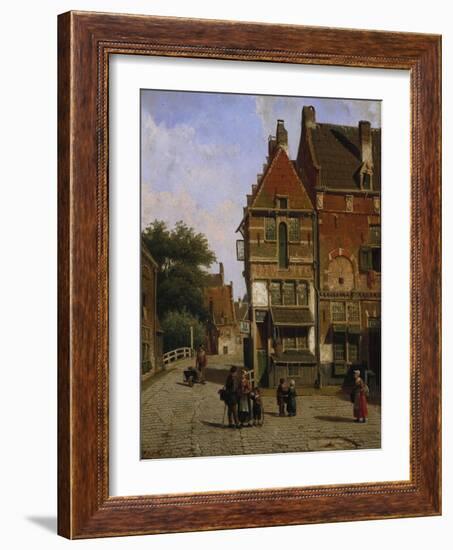 A Dutch Street Scene-Henry Thomas Alken-Framed Giclee Print