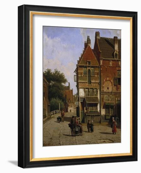 A Dutch Street Scene-Henry Thomas Alken-Framed Giclee Print