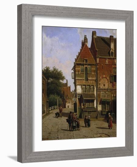 A Dutch Street Scene-Henry Thomas Alken-Framed Giclee Print