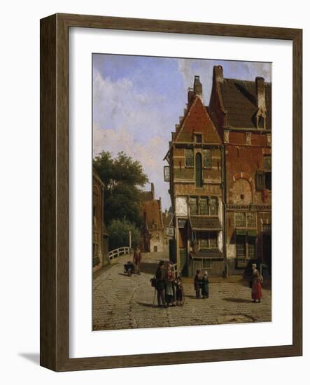 A Dutch Street Scene-Henry Thomas Alken-Framed Giclee Print