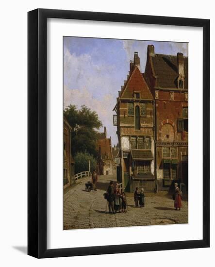 A Dutch Street Scene-Henry Thomas Alken-Framed Giclee Print