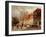 A Dutch Town Square, 1860-Willem Koekkoek-Framed Giclee Print