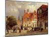 A Dutch Town Square, 1860-Willem Koekkoek-Mounted Giclee Print