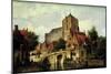 A Dutch Town with a Church-Willem Koekkoek-Mounted Giclee Print