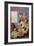 A Dutchman Capturing a Ferocious Tiger Alive-Kyosai Kawanabe-Framed Giclee Print