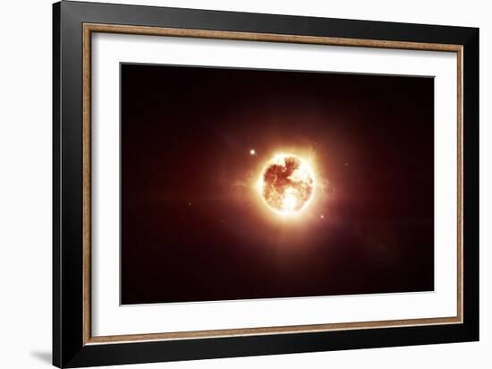 A Dying Star Which Will Soon Give New Beginning to a Black Hole-Stocktrek Images-Framed Art Print