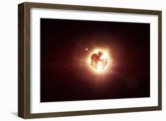 A Dying Star Which Will Soon Give New Beginning to a Black Hole-Stocktrek Images-Framed Premium Giclee Print