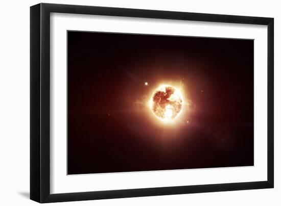 A Dying Star Which Will Soon Give New Beginning to a Black Hole-Stocktrek Images-Framed Premium Giclee Print