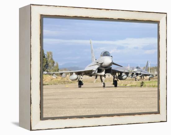 A Eurofighter 2000 Typhoon of the Italian Air Force-Stocktrek Images-Framed Premier Image Canvas