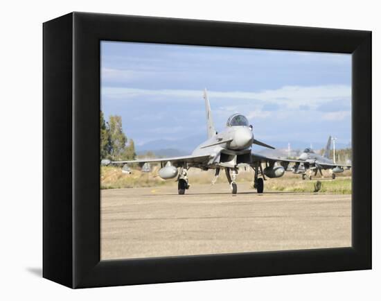 A Eurofighter 2000 Typhoon of the Italian Air Force-Stocktrek Images-Framed Premier Image Canvas