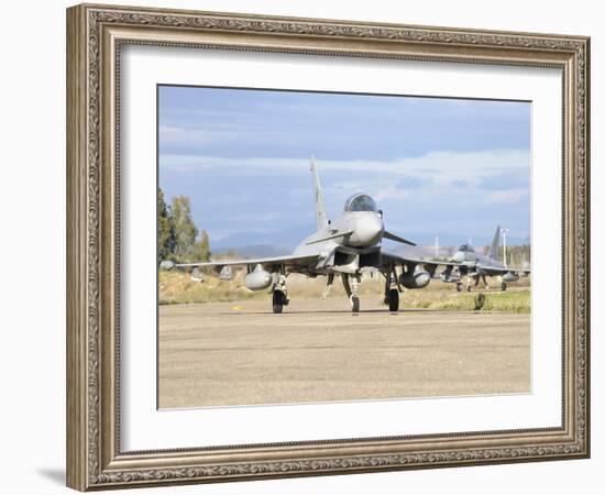 A Eurofighter 2000 Typhoon of the Italian Air Force-Stocktrek Images-Framed Photographic Print
