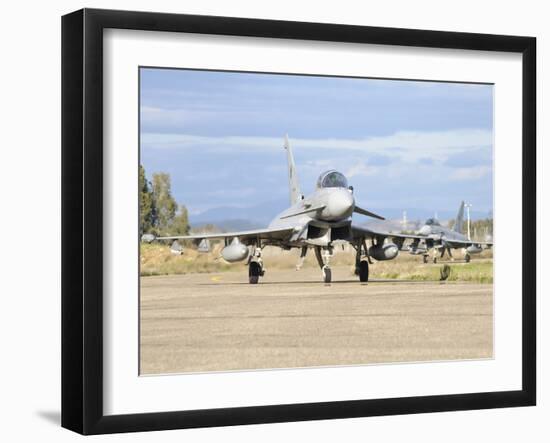 A Eurofighter 2000 Typhoon of the Italian Air Force-Stocktrek Images-Framed Photographic Print