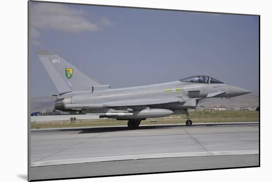 A Eurofighter Typhoon Fgr4 of the Royal Air Force at Konya Air Base, Turkey-Stocktrek Images-Mounted Photographic Print