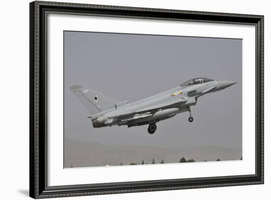 A Eurofighter Typhoon Fgr4 of the Royal Air Force Prepares for Landing-Stocktrek Images-Framed Photographic Print