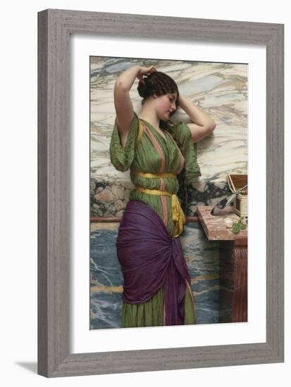 A Fair Reflection, 1915-John William Godward-Framed Giclee Print