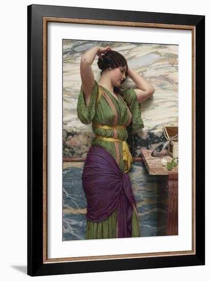 A Fair Reflection, 1915-John William Godward-Framed Giclee Print