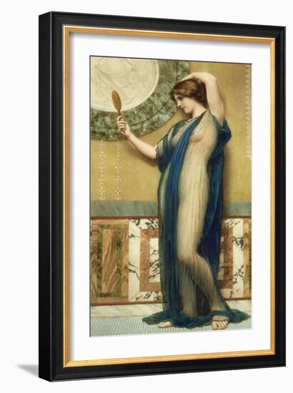 A Fair Reflection-John William Godward-Framed Giclee Print