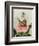 A Fairy Holding a Leaf, Sitting on a Snail Above a Rose-Amelia Jane Murray-Framed Giclee Print