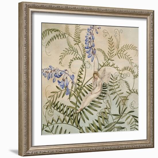 A Fairy Resting Among Flowers-Amelia Jane Murray-Framed Giclee Print