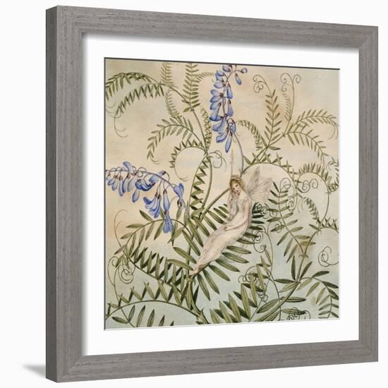 A Fairy Resting Among Flowers-Amelia Jane Murray-Framed Giclee Print