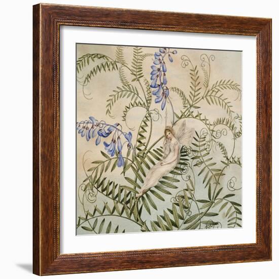 A Fairy Resting Among Flowers-Amelia Jane Murray-Framed Giclee Print
