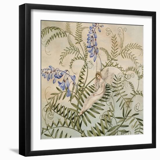 A Fairy Resting Among Flowers-Amelia Jane Murray-Framed Giclee Print