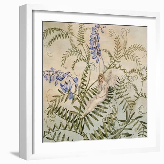 A Fairy Resting Among Flowers-Amelia Jane Murray-Framed Giclee Print