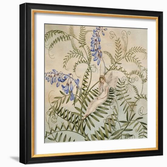 A Fairy Resting Among Flowers-Amelia Jane Murray-Framed Giclee Print