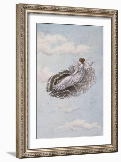 A Fairy Resting on a Feather-Amelia Jane Murray-Framed Giclee Print