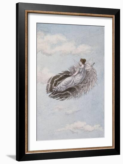 A Fairy Resting on a Feather-Amelia Jane Murray-Framed Giclee Print