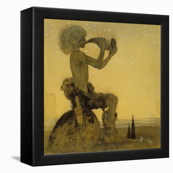 A Fairy Shepherd, 1910-John Bauer-Framed Premier Image Canvas