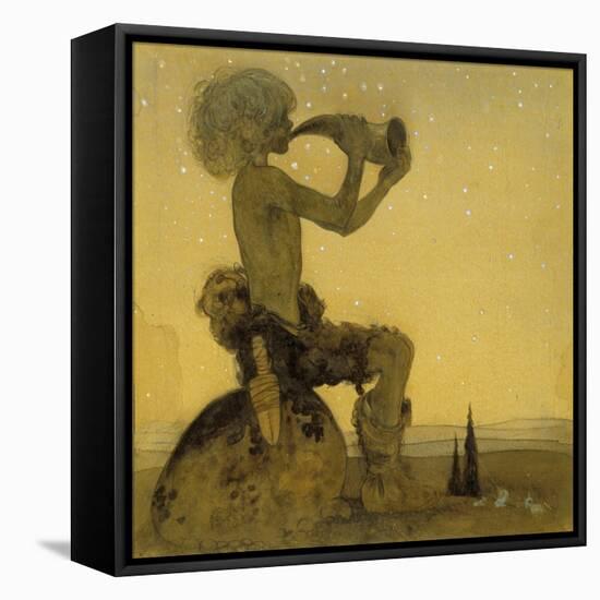 A Fairy Shepherd, 1910-John Bauer-Framed Premier Image Canvas