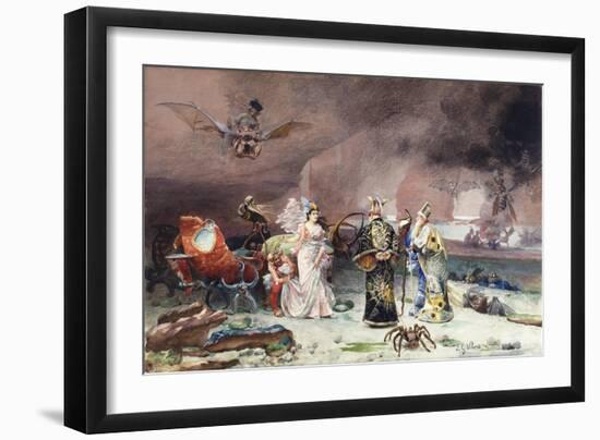 A Fairy Tale-Jean or Jehan Georges Vibert-Framed Giclee Print