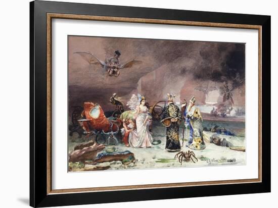 A Fairy Tale-Jean or Jehan Georges Vibert-Framed Giclee Print