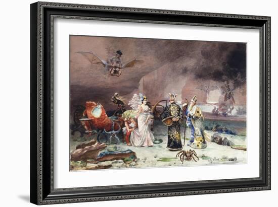 A Fairy Tale-Jean or Jehan Georges Vibert-Framed Giclee Print