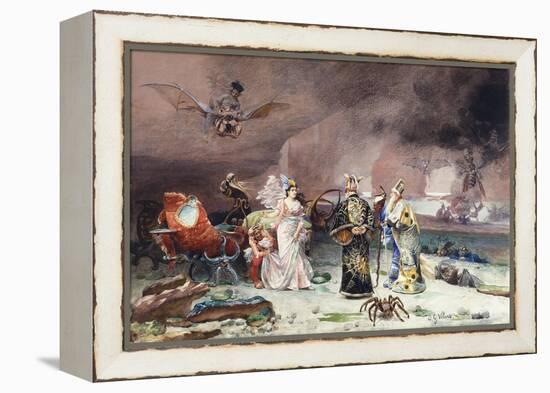 A Fairy Tale-Jean or Jehan Georges Vibert-Framed Premier Image Canvas