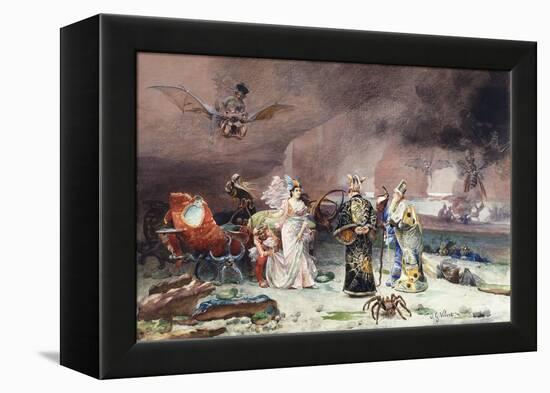 A Fairy Tale-Jean or Jehan Georges Vibert-Framed Premier Image Canvas