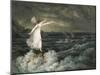 A Fairy Waving Her Magic Wand Across a Stormy Sea-Amelia Jane Murray-Mounted Giclee Print