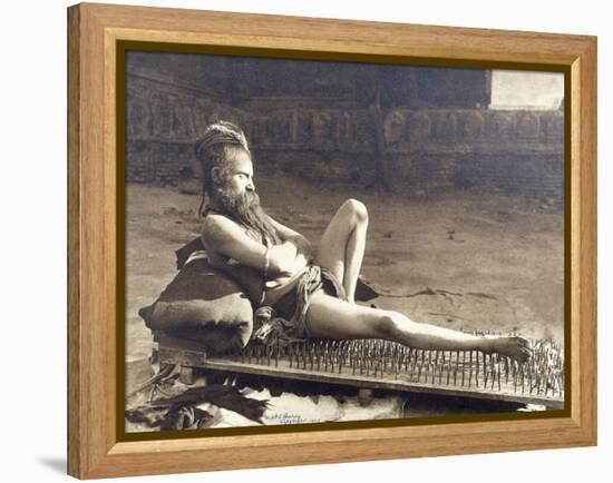 A Fakir of Holy Benares, India, 1907-Herbert Ponting-Framed Premier Image Canvas