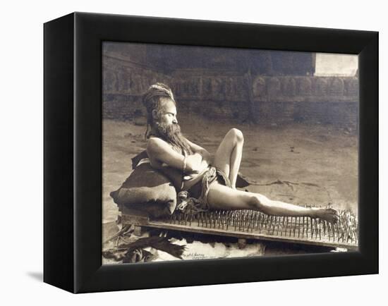 A Fakir of Holy Benares, India, 1907-Herbert Ponting-Framed Premier Image Canvas