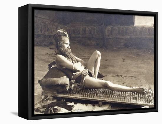 A Fakir of Holy Benares, India, 1907-Herbert Ponting-Framed Premier Image Canvas