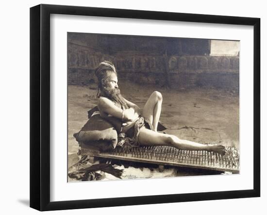 A Fakir of Holy Benares, India, 1907-Herbert Ponting-Framed Photographic Print