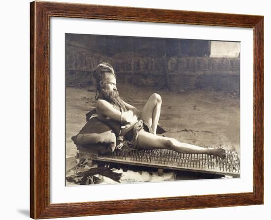 A Fakir of Holy Benares, India, 1907-Herbert Ponting-Framed Photographic Print