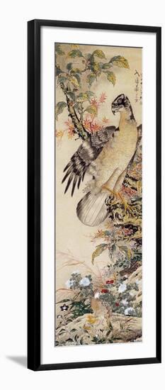 A Falcon-Jakuchu Ito-Framed Giclee Print