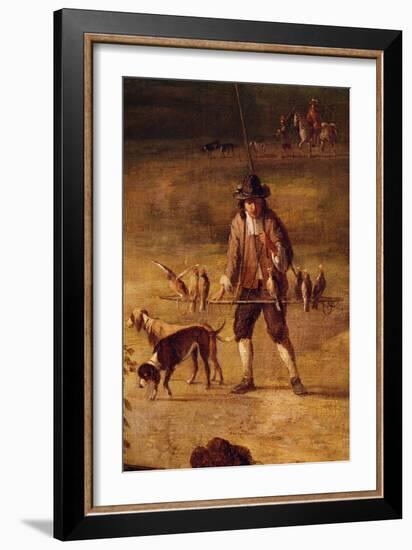 A Falconer (Oil on Canvas)-Jan Wynants-Framed Giclee Print