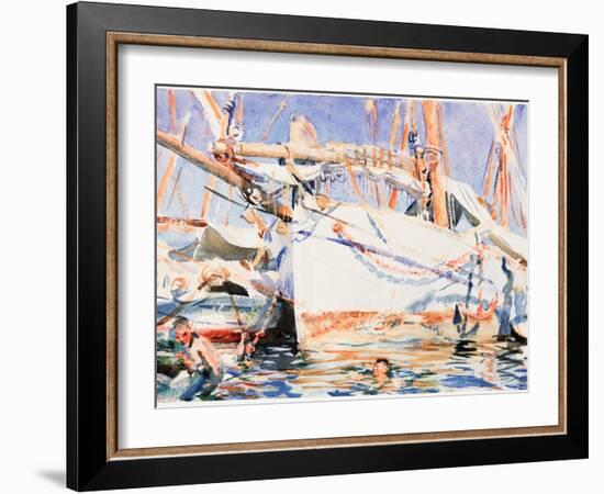 A Falucho-John Singer Sargent-Framed Giclee Print