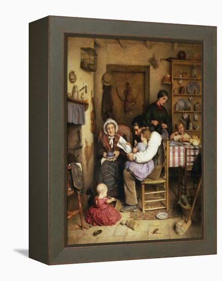 A Family Gathering-Joseph Clark-Framed Premier Image Canvas