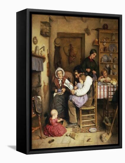 A Family Gathering-Joseph Clark-Framed Premier Image Canvas