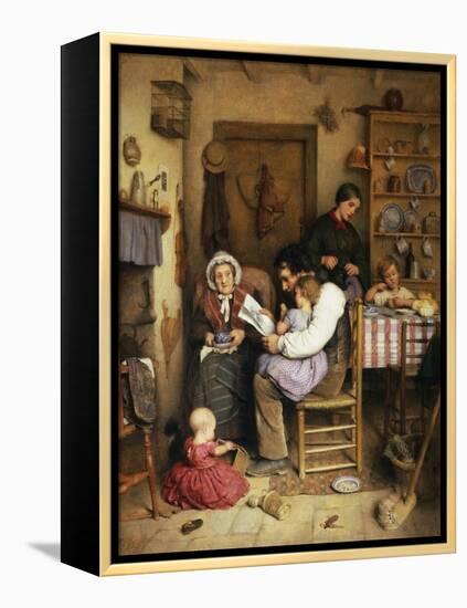 A Family Gathering-Joseph Clark-Framed Premier Image Canvas