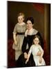 A Family Group, late 1840s-American School-Mounted Giclee Print